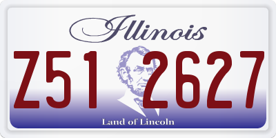 IL license plate Z512627