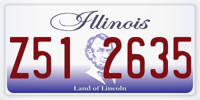 IL license plate Z512635