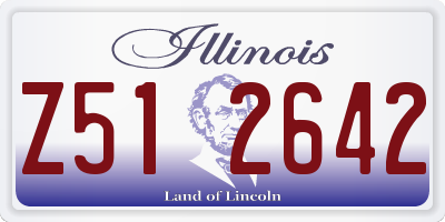 IL license plate Z512642