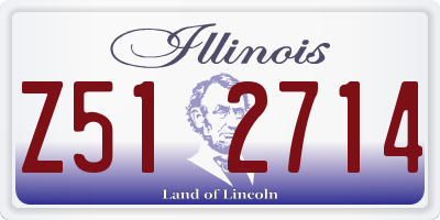 IL license plate Z512714