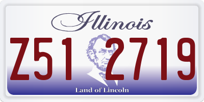 IL license plate Z512719