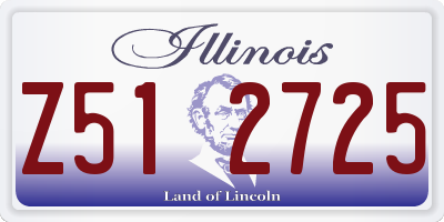IL license plate Z512725