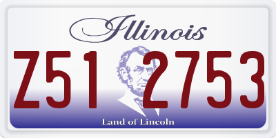 IL license plate Z512753