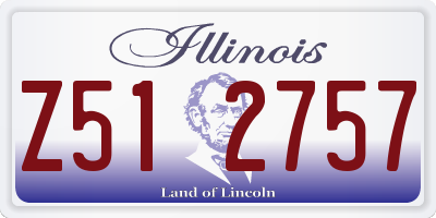 IL license plate Z512757