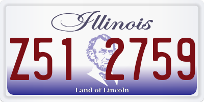 IL license plate Z512759