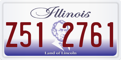 IL license plate Z512761