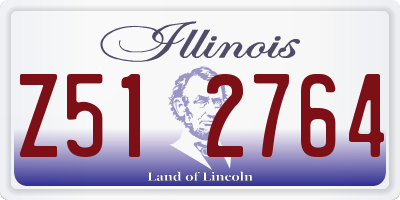 IL license plate Z512764