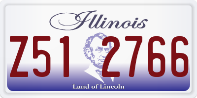 IL license plate Z512766