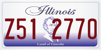 IL license plate Z512770