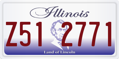 IL license plate Z512771