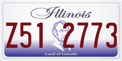 IL license plate Z512773