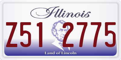 IL license plate Z512775