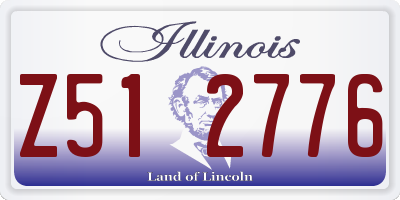 IL license plate Z512776