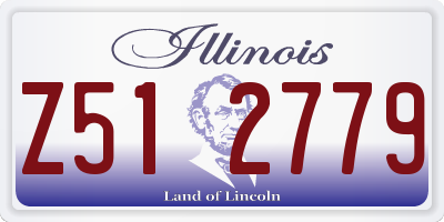 IL license plate Z512779