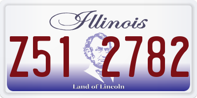 IL license plate Z512782