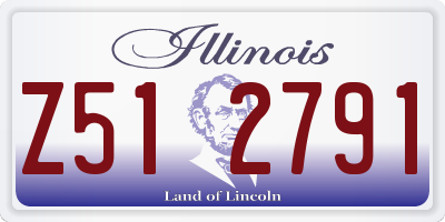 IL license plate Z512791