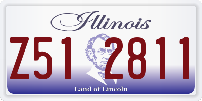 IL license plate Z512811