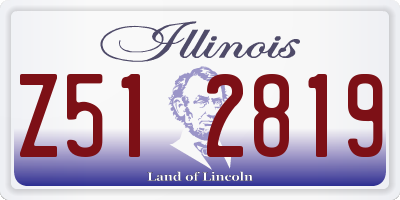 IL license plate Z512819