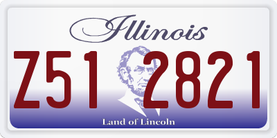 IL license plate Z512821