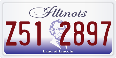 IL license plate Z512897