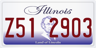 IL license plate Z512903