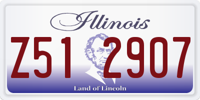 IL license plate Z512907