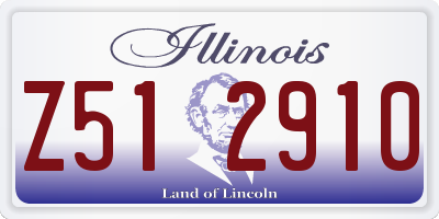 IL license plate Z512910