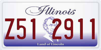 IL license plate Z512911