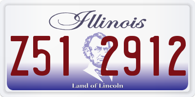 IL license plate Z512912