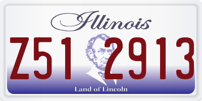 IL license plate Z512913