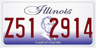 IL license plate Z512914