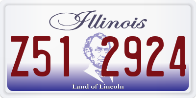 IL license plate Z512924
