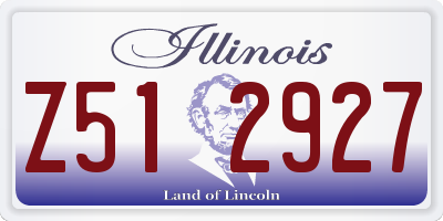 IL license plate Z512927