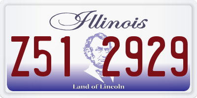 IL license plate Z512929