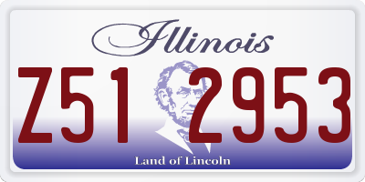 IL license plate Z512953