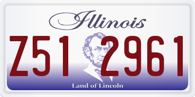 IL license plate Z512961