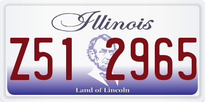 IL license plate Z512965