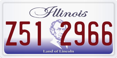 IL license plate Z512966