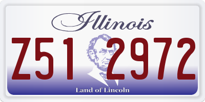IL license plate Z512972