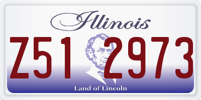 IL license plate Z512973