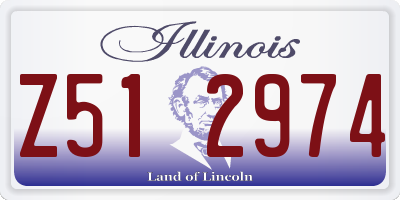 IL license plate Z512974