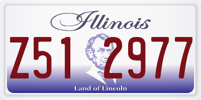 IL license plate Z512977