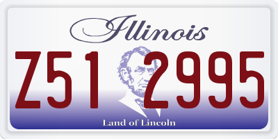 IL license plate Z512995
