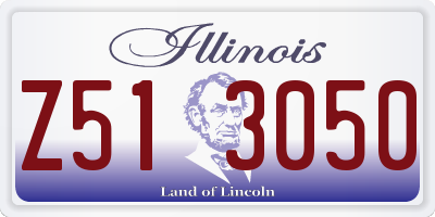 IL license plate Z513050