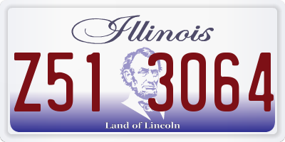 IL license plate Z513064