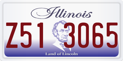 IL license plate Z513065