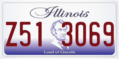 IL license plate Z513069