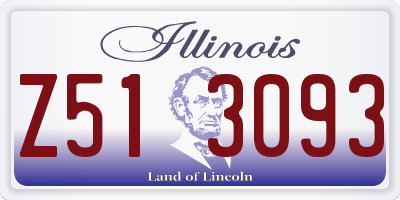 IL license plate Z513093