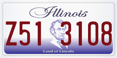 IL license plate Z513108