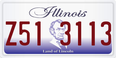 IL license plate Z513113